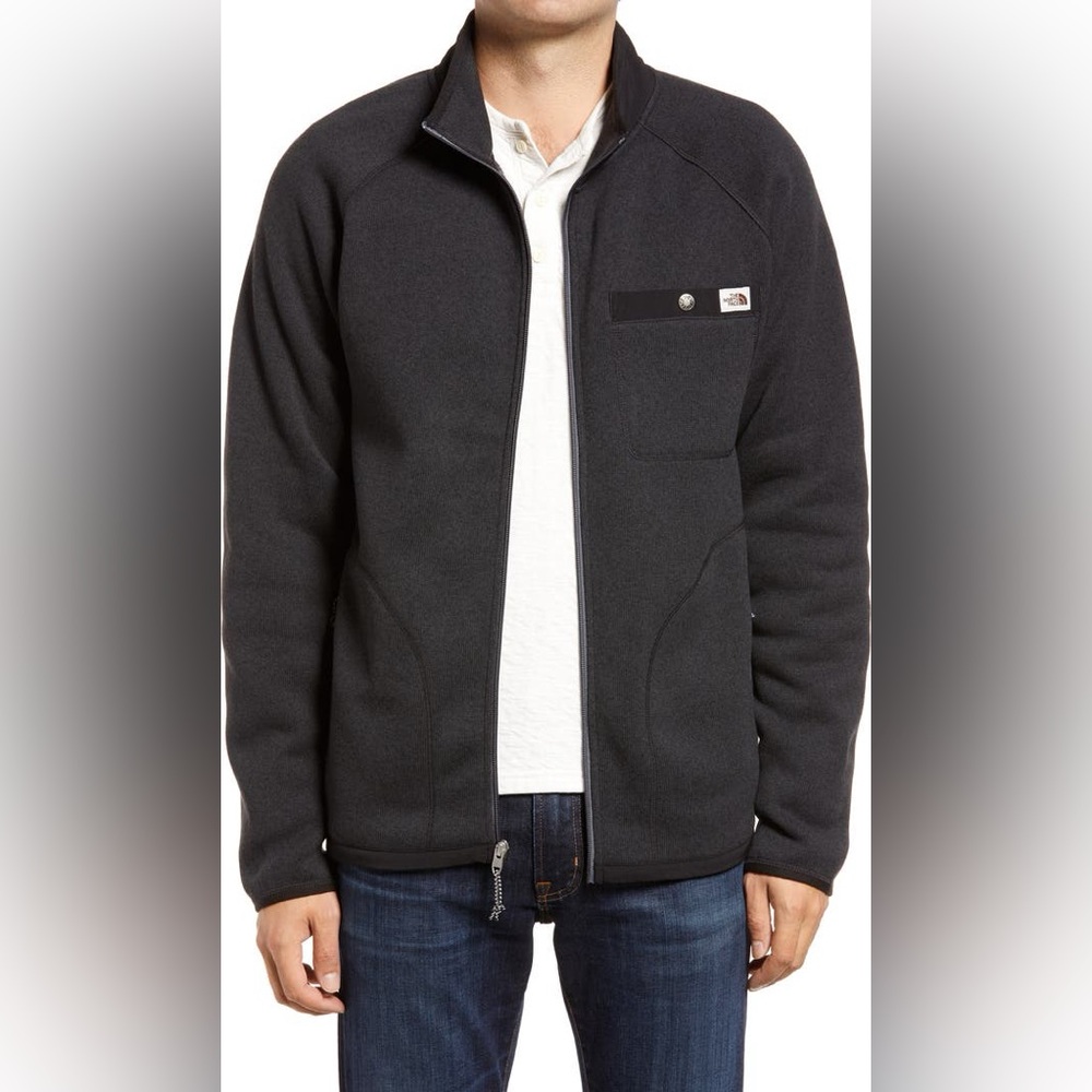 The North Face | Gordon Lyons Full Zip Jacket | XL | Black/Gray